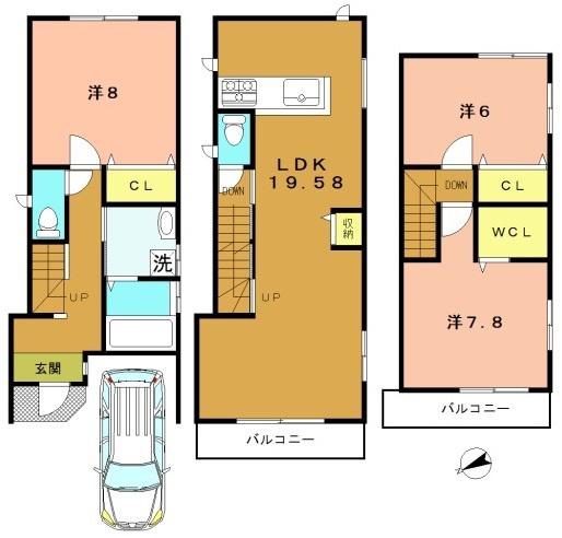 京都市右京区嵯峨野嵯峨ノ段町の新築一戸建