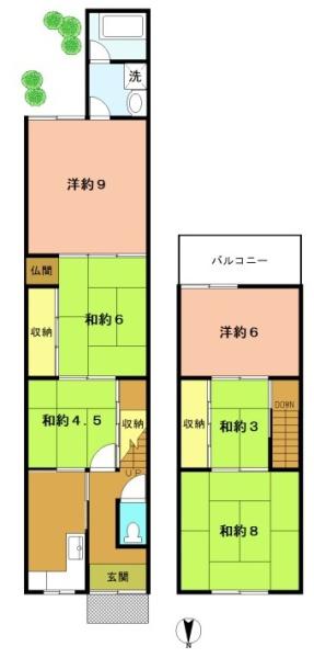 京都市西京区桂稲荷山町の中古一戸建