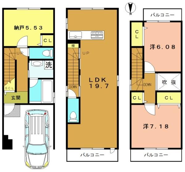 京都市右京区山ノ内大町の新築一戸建