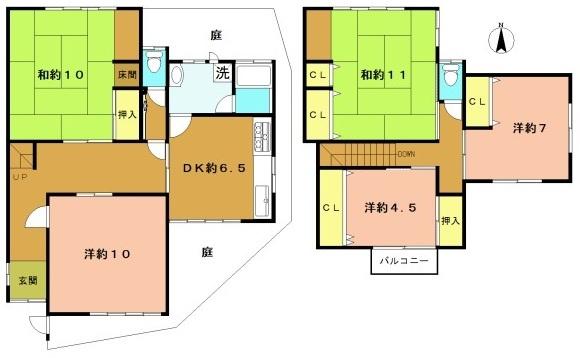 向日市物集女町北ノ口の中古一戸建
