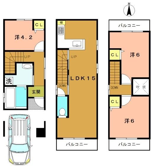 京都市右京区山ノ内荒木町の新築一戸建