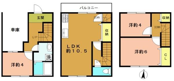 京都市右京区太秦野元町の中古一戸建