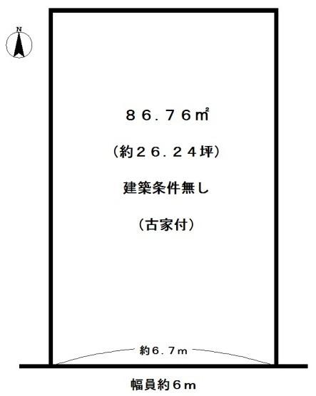 京都市西京区樫原蛸田町の売土地