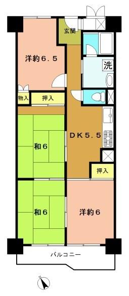 日商岩井桂川ハイツ４号館