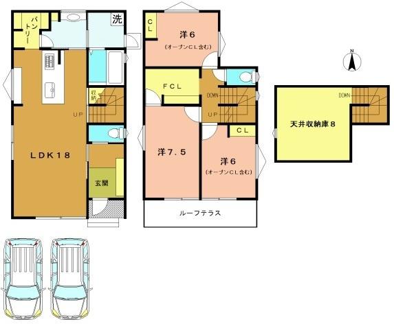 京都市西京区川島権田町の新築一戸建