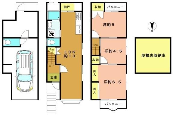 京都市西京区松室荒堀町の中古一戸建