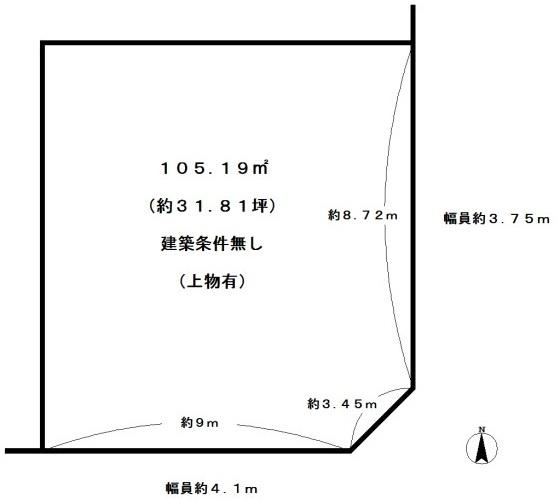 京都市右京区太秦棚森町の売土地