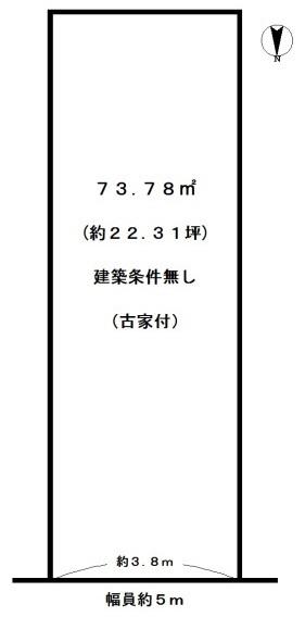 長岡京市井ノ内坂川の売土地