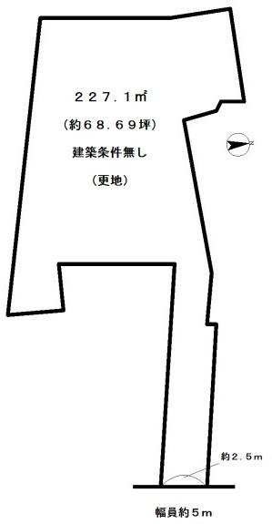 長岡京市滝ノ町２丁目の売土地
