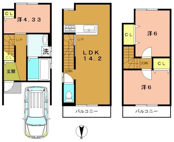 向日市寺戸町二枚田の新築一戸建