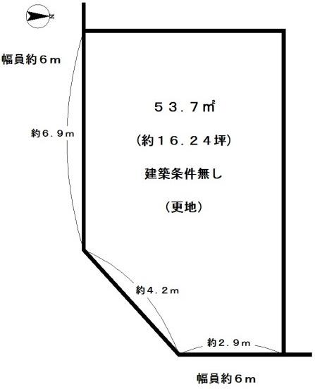京都市西京区下津林南中島町の売土地