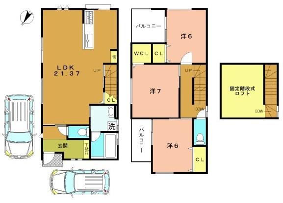 京都市南区久世上久世町の新築一戸建