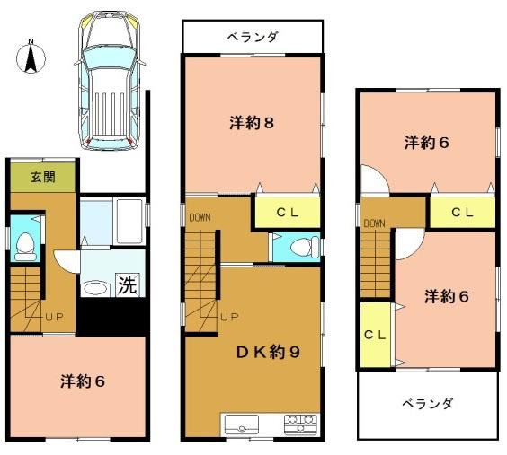 向日市寺戸町三ノ坪の中古一戸建