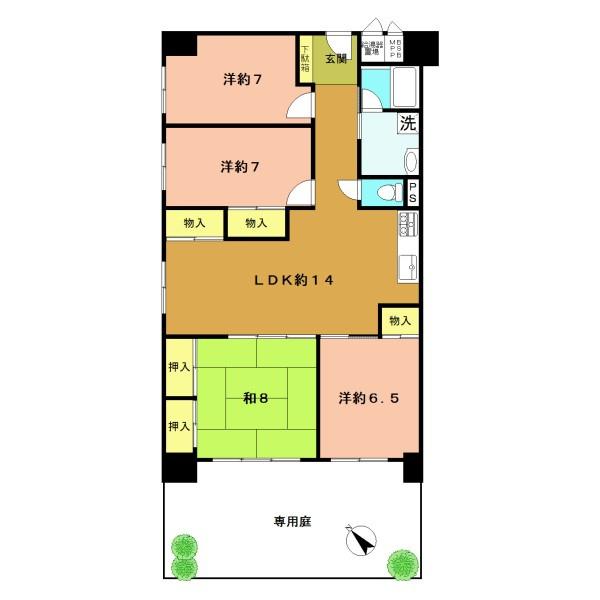 日商岩井桂川ハイツ４号館