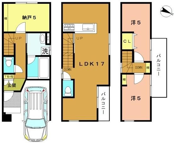 京都市右京区嵯峨野芝野町の新築一戸建