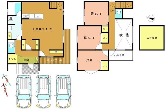 京都市西京区大原野西竹の里町１丁目の新築一戸建