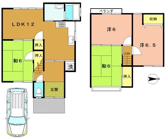 京都市西京区樫原上池田町の中古一戸建
