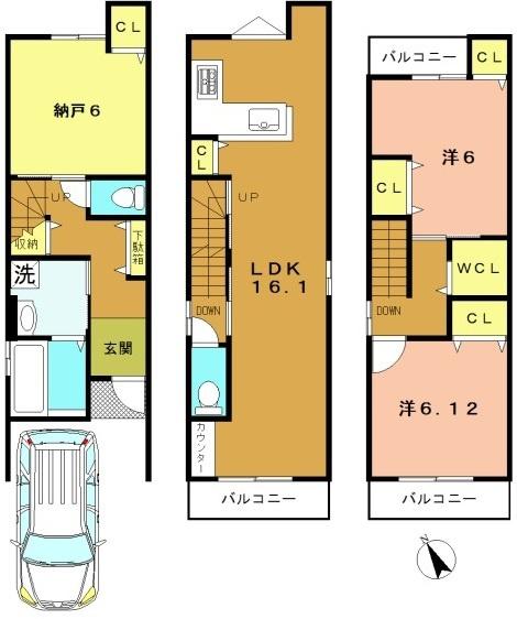 京都市西京区桂上野西町の新築一戸建