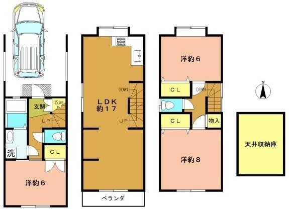 京都市右京区梅津開キ町の中古一戸建