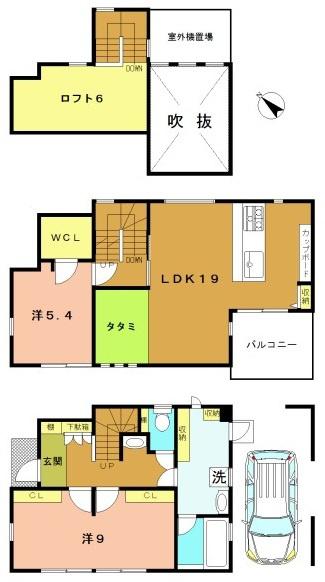 京都市西京区桂上野東町の中古一戸建