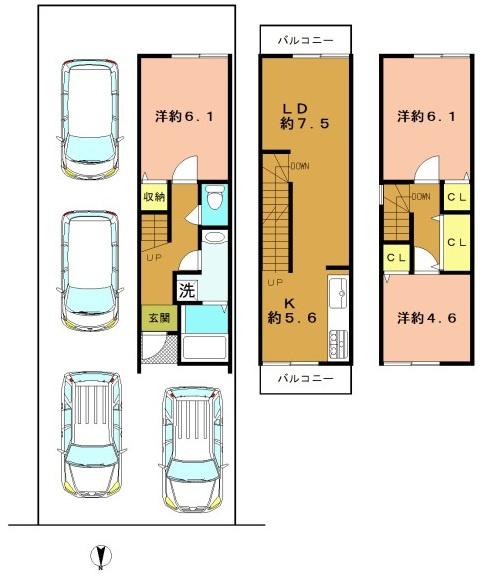 京都市西京区桂稲荷山町の中古一戸建
