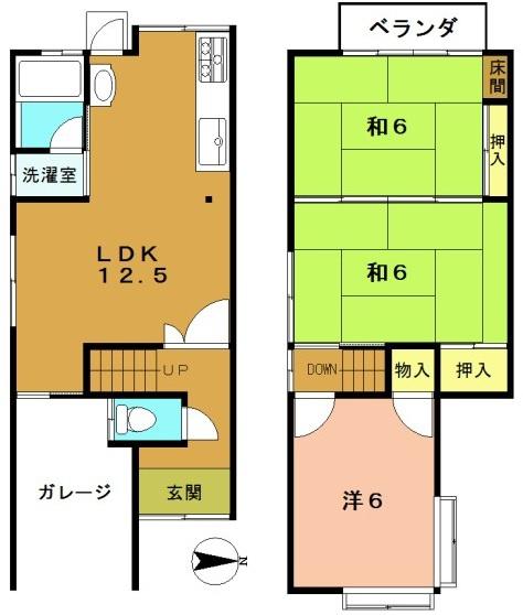 京都市西京区川島権田町の中古一戸建