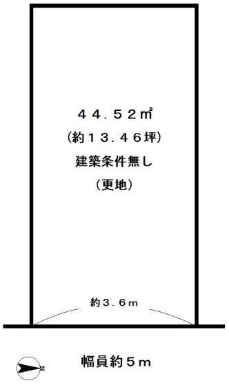 長岡京市友岡４丁目の売土地