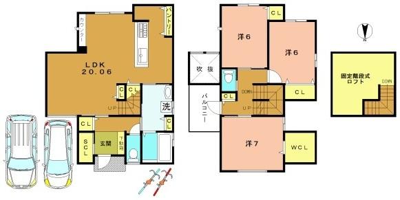 向日市寺戸町岸ノ下の新築一戸建