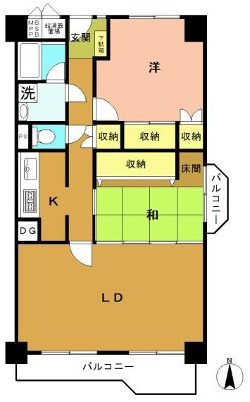 日商岩井桂川ハイツ１号館
