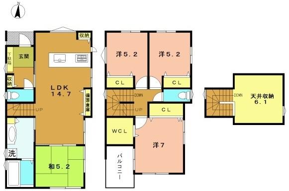 京都市西京区川島三重町の新築一戸建