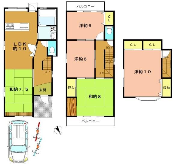 京都市西京区大原野上羽町の中古一戸建
