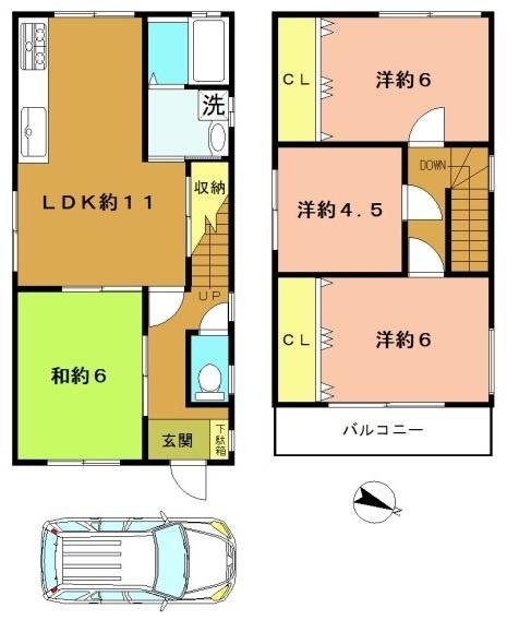 京都市西京区大枝東長町の中古一戸建