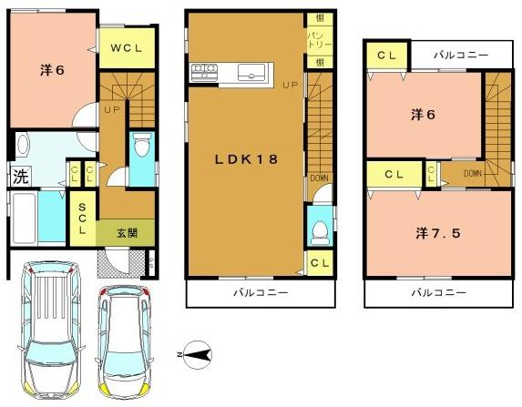 長岡京市緑が丘の新築一戸建