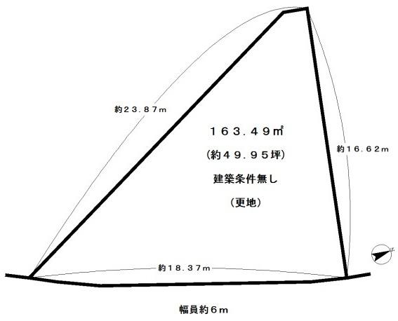 乙訓郡大山崎町字下植野小字梅ケ畑の売土地