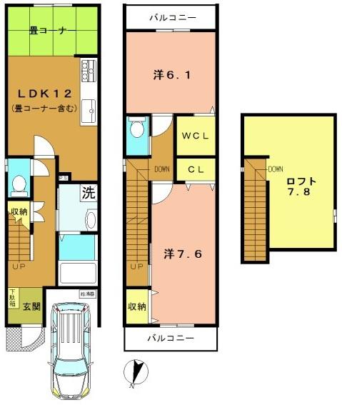 京都市右京区梅津開キ町の新築一戸建