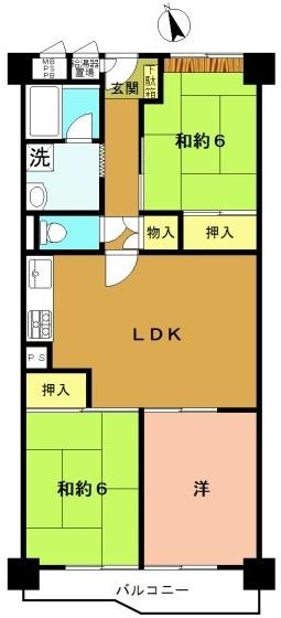 日商岩井桂川ハイツ４号館
