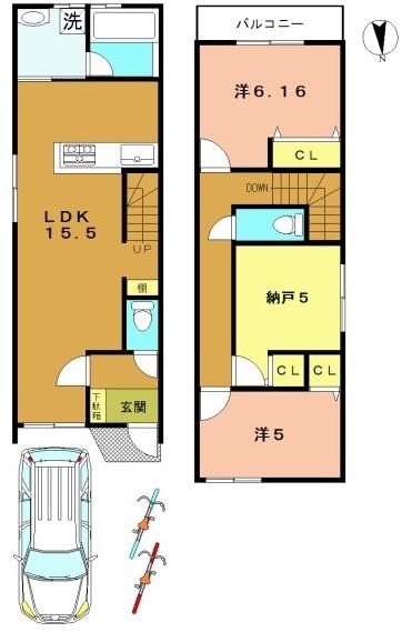 京都市西京区桂上野北町の売土地