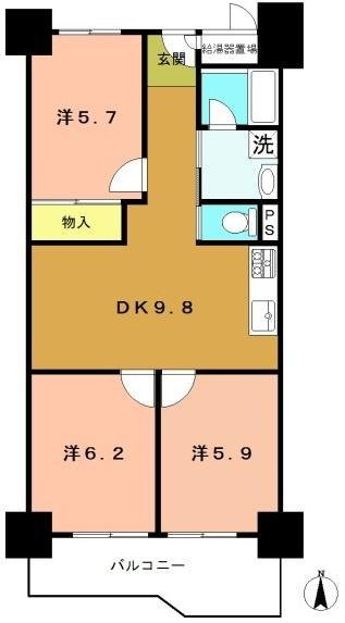 日商岩井桂川ハイツ１号館
