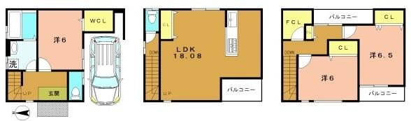 長岡京市今里更ノ町の新築一戸建