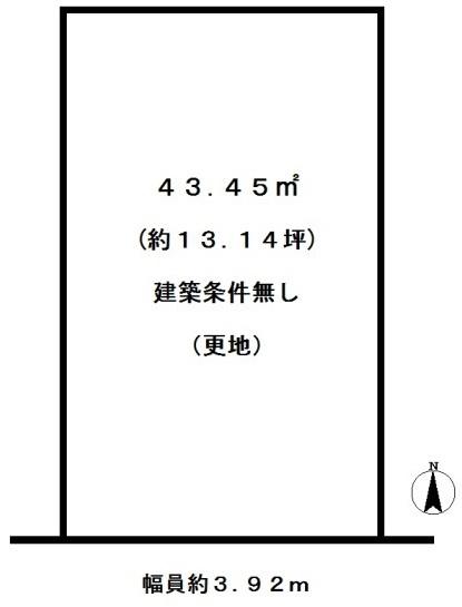京都市右京区太秦西蜂岡町の売土地