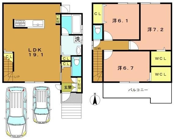 長岡京市長法寺力池の新築一戸建