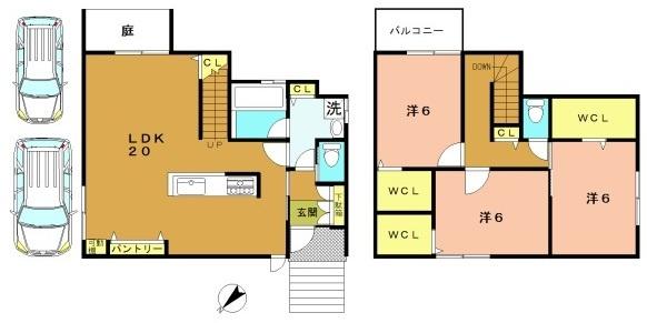 長岡京市長法寺力池の新築一戸建