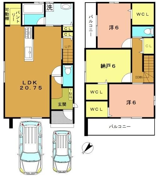 長岡京市長法寺力池の新築一戸建