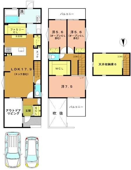 京都市西京区桂坤町の新築一戸建