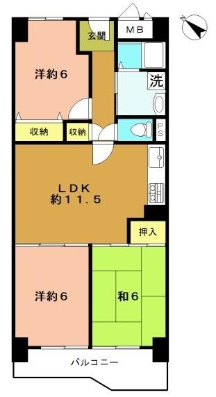 日商岩井桂川ハイツ５号館