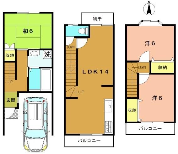 京都市右京区太秦西野町の中古一戸建