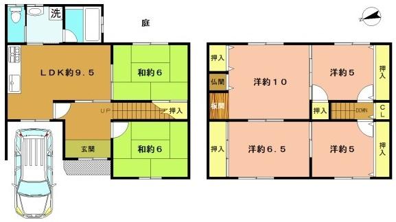 京都市右京区梅津上田町の中古一戸建