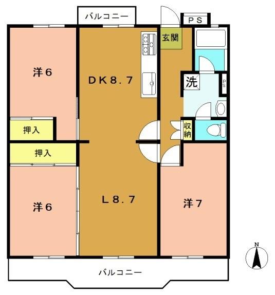 洛西境谷西第２住宅４棟