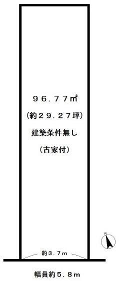 京都市右京区梅津堤下町の売土地