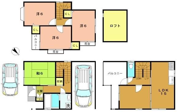 京都市西京区下津林中島町の中古一戸建